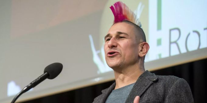 Andreas Thiel spricht am SVP-Kantonalparteitag am Mittwoch, 23. Januar 2019, in Rothrist. Andreas Thiel