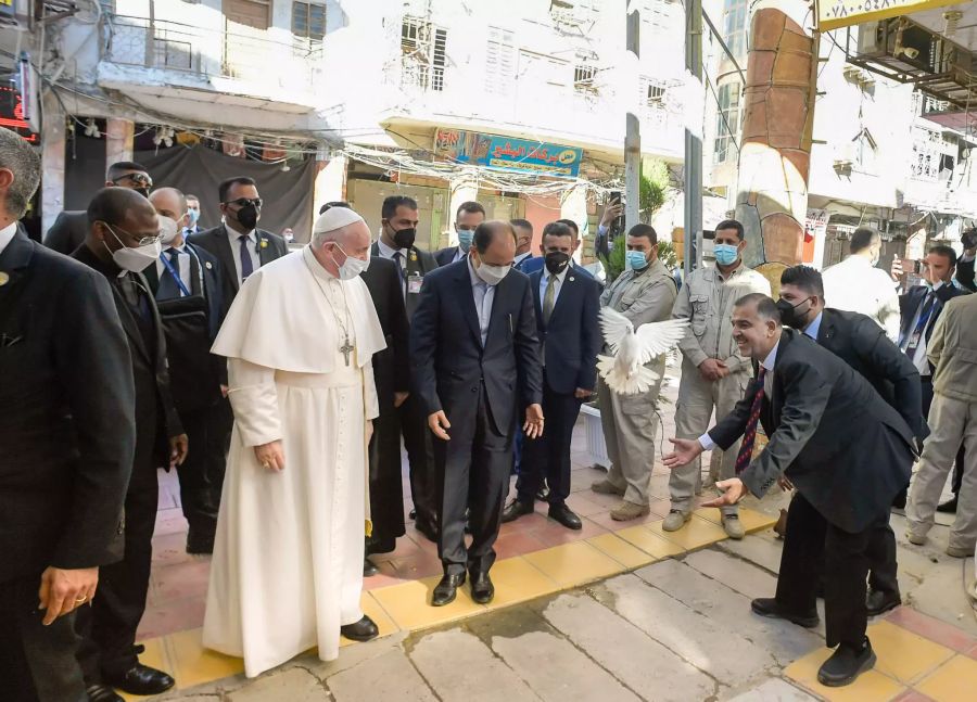 Papst Franziskus im Irak