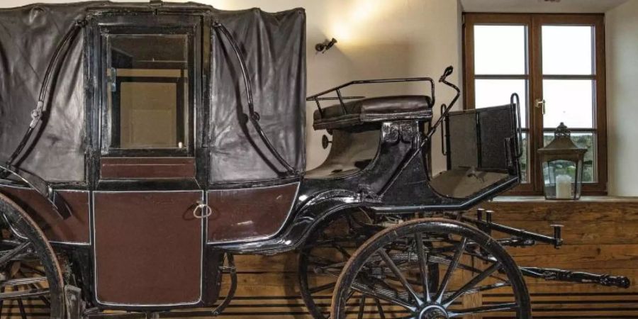 Die «Sissi-Kutsche», ein Landauer um 1900. Foto: -/Dorotheum Salzburg/dpa