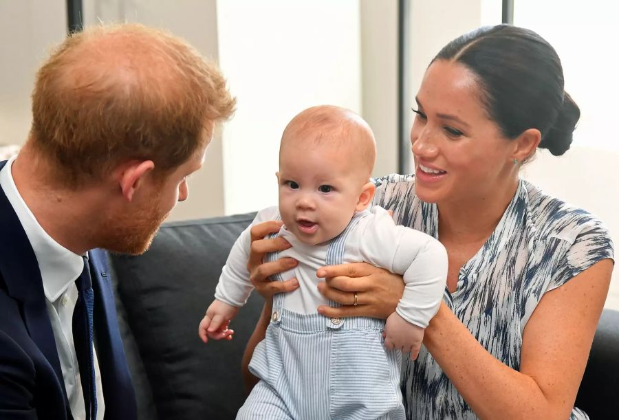 Prinz Harry und Meghan Markle mit Sohn Archie.