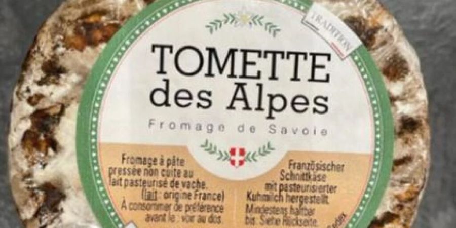 Coop ruft gewisse Käse der Marke «Tomette des Alpes» wegen möglicher Listerien zurück.