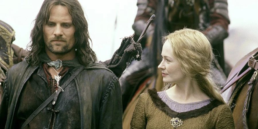 Viggo Mortensen als Aragorn und Miranda Otto als Éowyn in «Der Herr der Ringe: Die zwei Türme».