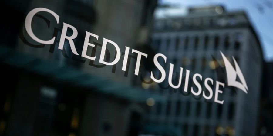 Schriftzug der Credit Suisse