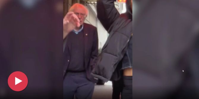 Bernie Sanders in TikTok