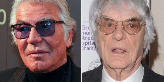 Roberto Cavalli Bernie Ecclestone