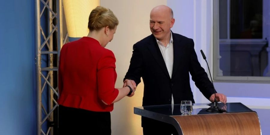 Franziska Giffey und Kai Wegner