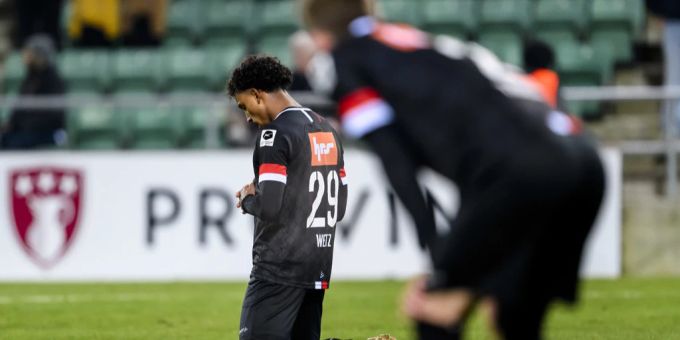 Aaraus Verteidiger Noel Wetz. FC Aarau