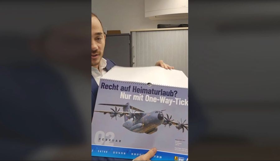 Längst nicht alle sind vom Kalender so begeistert, wie der AfD-Landtagsabgeordnete Miguel Klauss.