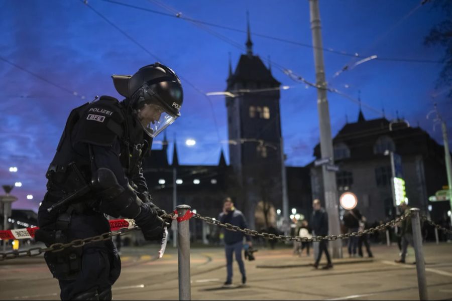 Polizei Demonstration