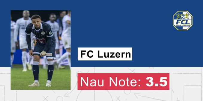 Die Nau.ch-Note für den FC Luzern. fc luzern