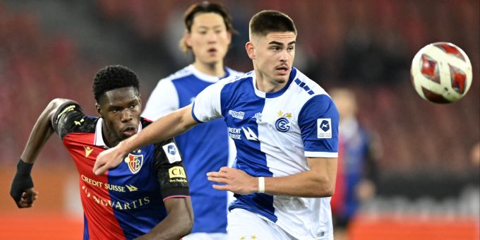 Thierno Barry vom FC Basel im Spiel gegen GC. FC Basel