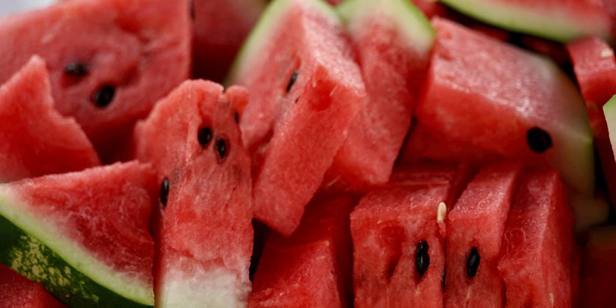 Wassermelonen enthalten viele verschiedene Vitamine und sind gut für die Haut.