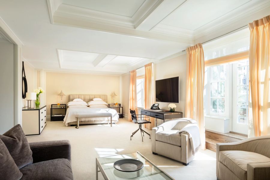 In der Suite des Mark Hotels können Sie für rund 65'000 Schweizer Franken schlafen ... ein teurer und exklusiver Schlaf.