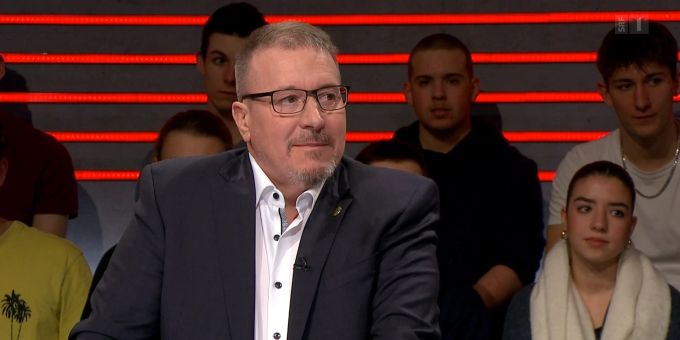SVP-Nationalrat Walter Gartmann in der «Arena». «Arena»