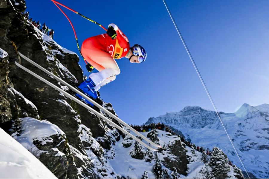 Auch Marco Odermatt und die anderen Weltcup-Fahrer werden am Lauberhorn Top-Verhältnisse antreffen.