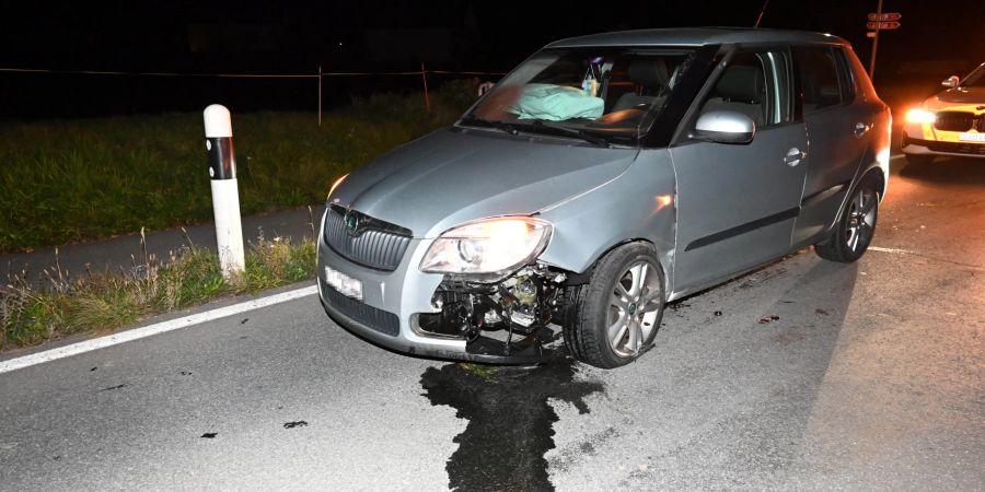 Tscherlach: Selbstunfall mit Auto