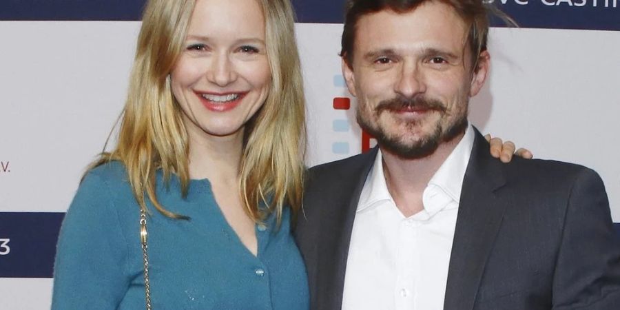 Stefanie Stappenbeck und Florian Lukas auf einem Event in Berlin.