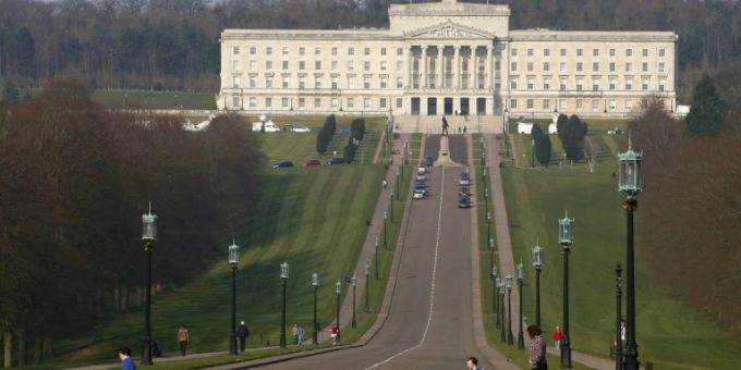 Das nordirische Parlament in Belfast Das nordirische Parlament in Belfast