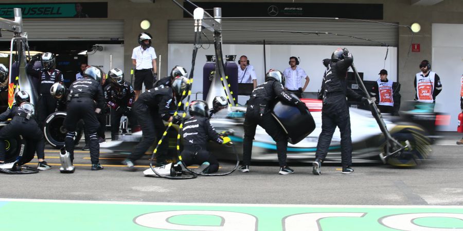 Formel 1 Reifen Boxenstopp