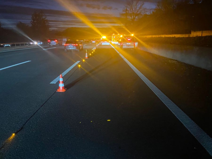 Aufgrund des Unfall kam es auf der A4 zu Verkehrsbehinderungen