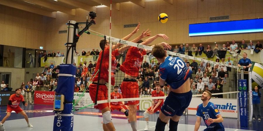 Volley Amriswil gegen den Lausanne Universités Club