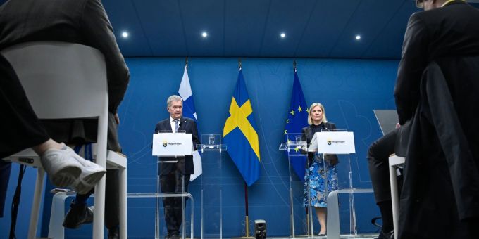 Die Nato-Bewerbungen von Finnland und Schweden wurden lange von der Türkei blockiert. nato