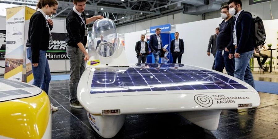 Aachener Studenten auf der Hannover Messe