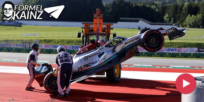 Mercedes George Russell Unfall