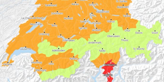 Auch im Rest der Schweiz werden hohe Temperaturen erwartet.