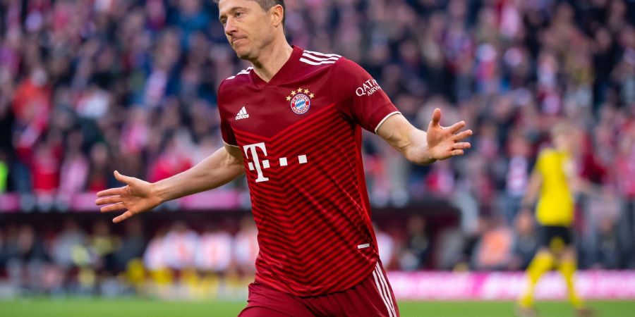 Wird vom FC Barcelona umworben: Bayern-Stürmer Robert Lewandowski.