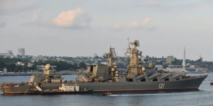 Das russische Kriegsschiff «Moskwa» Das russische Kriegsschiff «Moskwa»