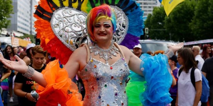 Teilnehmer des CSD in Berlin Teilnehmer des CSD in Berlin