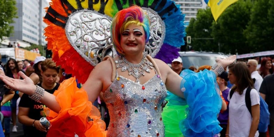 Teilnehmer des CSD in Berlin