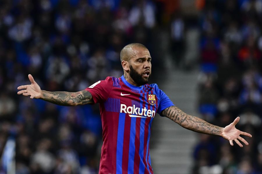 Dani Alves im Einsatz für den FC Barcelona.