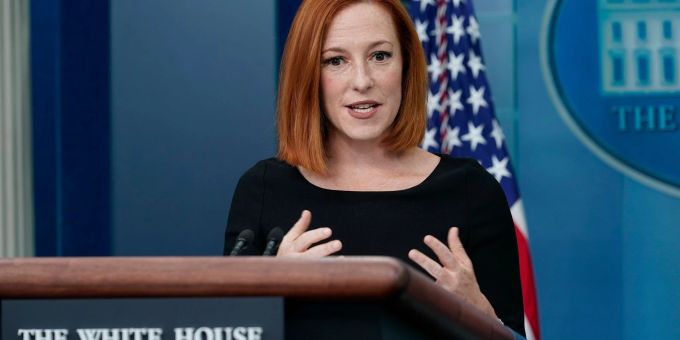 Die Pressesprecherin des Weissen Hauses Jen Psaki sagte, die Entscheidung über den Gefangenenaustausch sei für den Präsidenten schwer gewesen. Die Pressesprecherin des Weissen Hauses Jen Psaki sagte, die Entscheidung über den Gefangenenaustausch sei für den Präsidenten schwer gewesen.