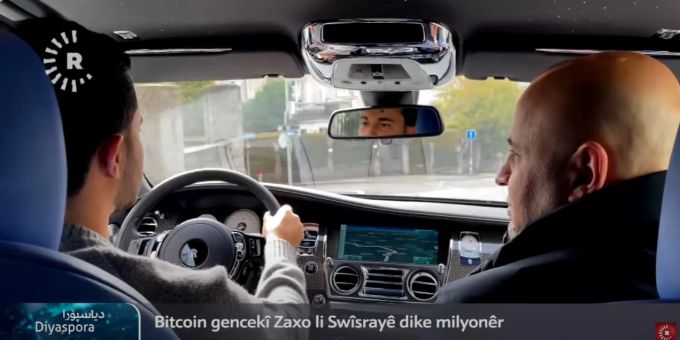 Für Kurden-TV - Krypto-Wunder kurvt im Rolls Royce durch Zürich
