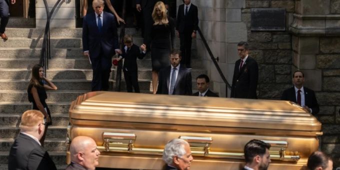 Die Beerdigung von Ivana Trump. Ivana Trump