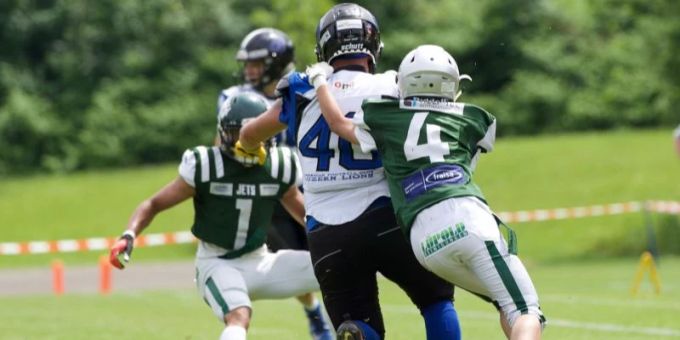 Die Bienna Jets gewinnen souverän gegen die Fribourg Cardinals Bienna Jets gegen die Fribourg Cardinals