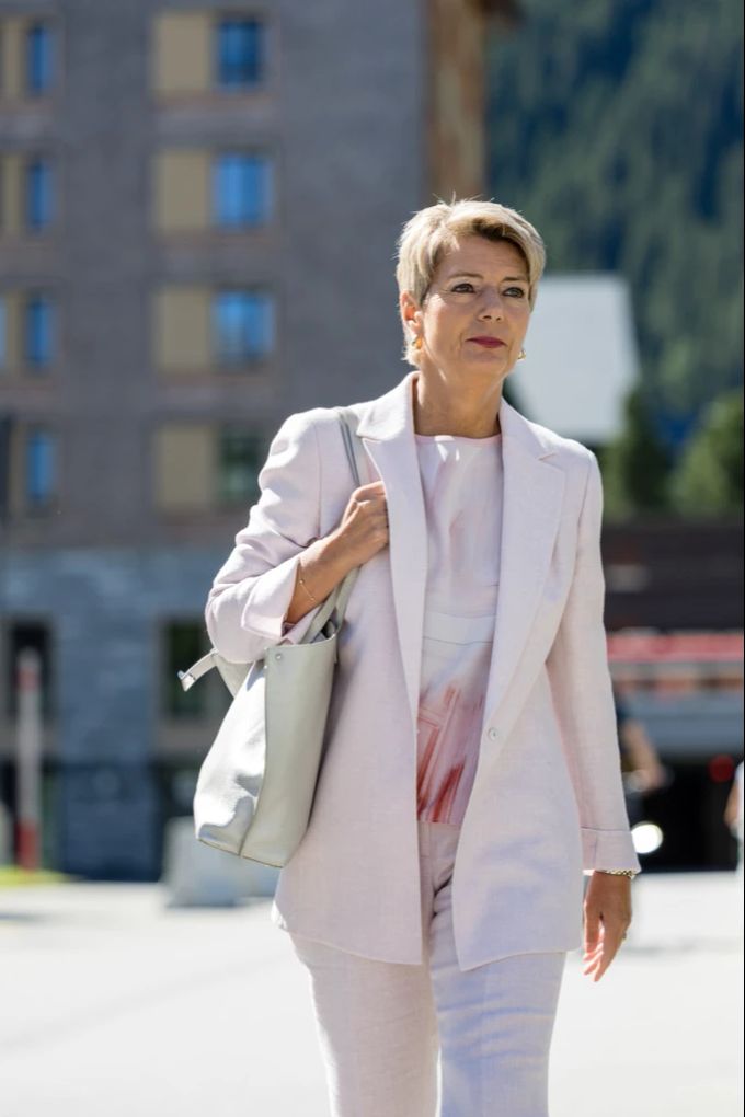 Karin Keller-Sutter an der Delegiertenversammlung der FDP. Karin Keller-Sutter