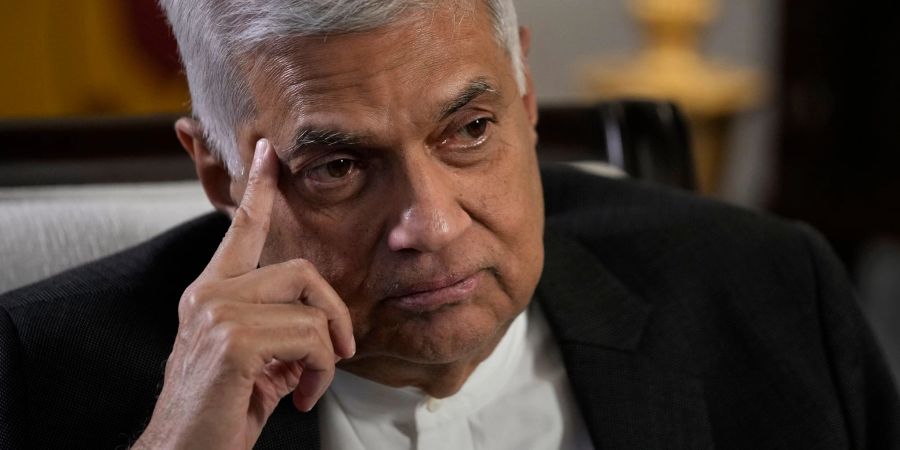 Stellt sich den Abgeordneten zur Wahl: Ranil Wickremesinghe.