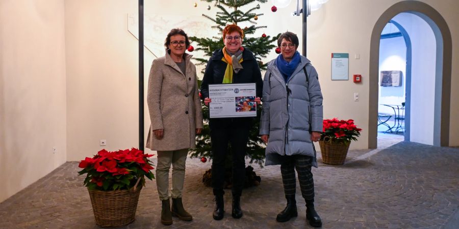 Checkübergabe des Soroptimist Club Frauenfeld