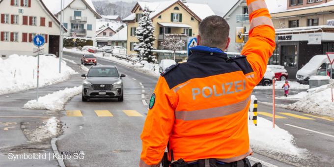 St.Gallen: Fehlbare Verkehrsteilnehmende angehalten. St.Gallen