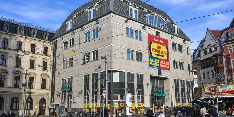 Das Kaufhaus Galeria Kaufhof in Halle wurde bereits im Dezember geschlossen.