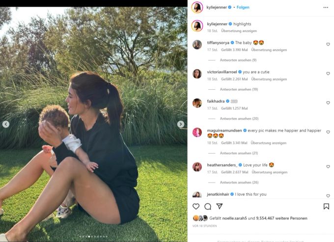 Kylie Jenner postet Familien-Schnappschüsse. kylie jenner