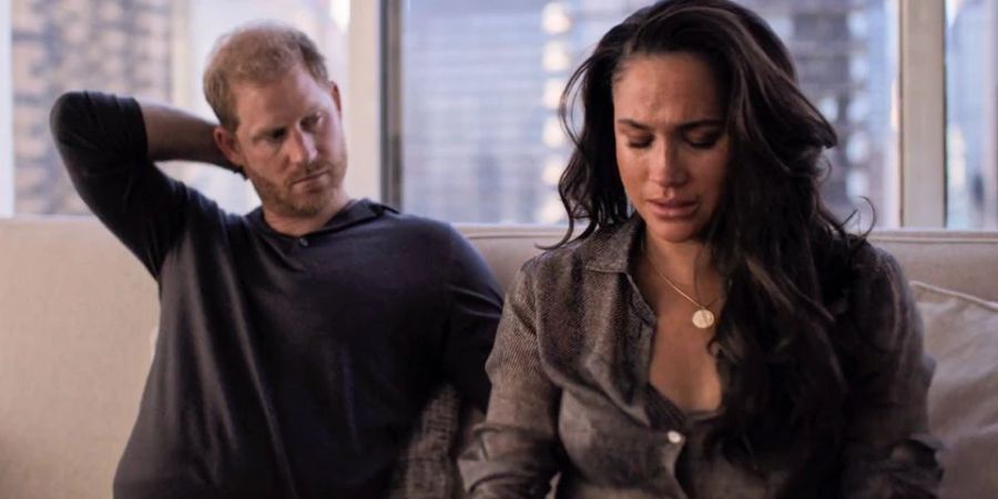 Prinz Harry und Meghan Markle weinen in ihrer Netflix-Doku.