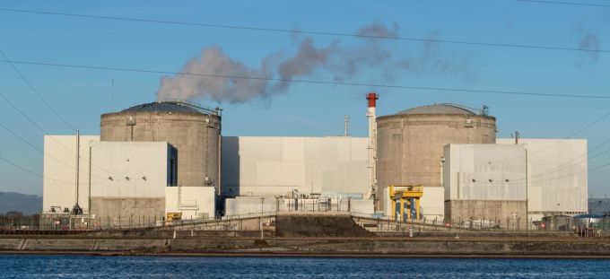 Das AKW Fessenheim in Frankreich. Frankreich