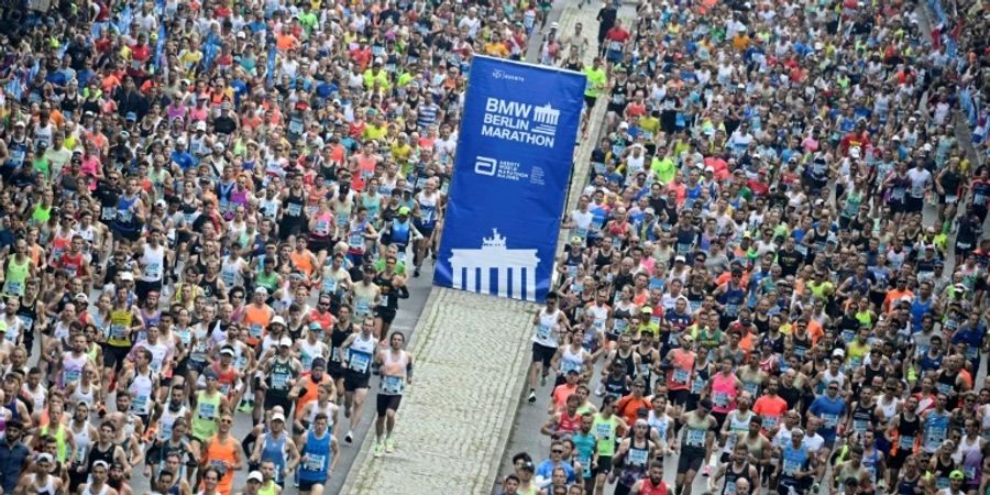 Teilnehmer des Berlin-Marathons im September