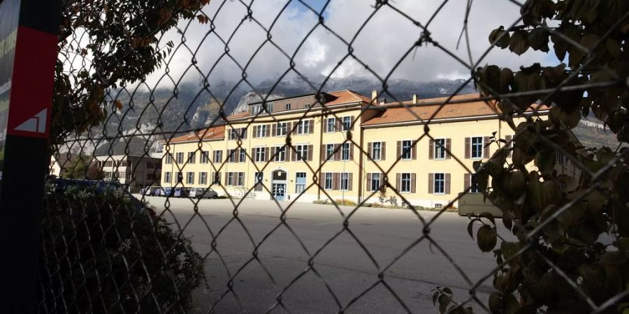 Die Armeekaserne auf dem Waffenplatz in Chur