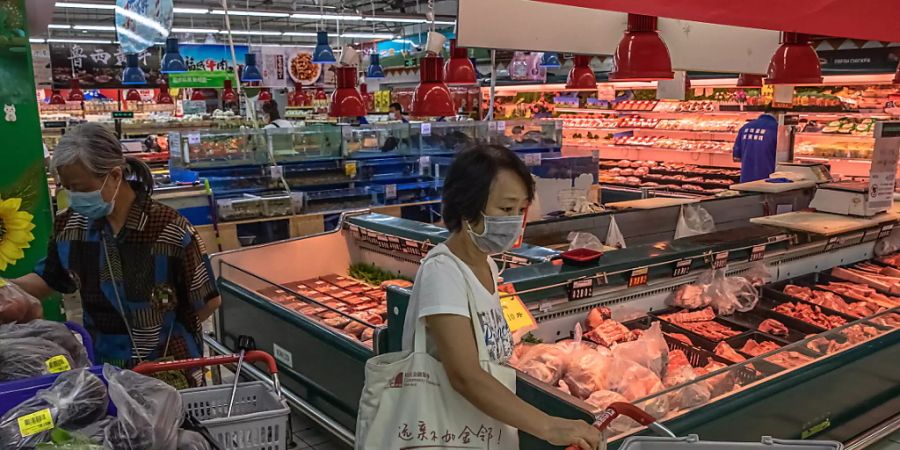 Die Einnahmen im chinesischen Detailhandel sind im Juli laut der offiziellen Statistik überraschend gefallen - Experten hatten mit einem Anstieg gerechnet. (Archivbild)