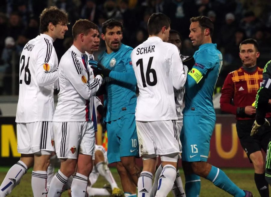 Roman Shirokov in einem Europa-League-Spiel gegen den FC Basel im Jahr 2013.